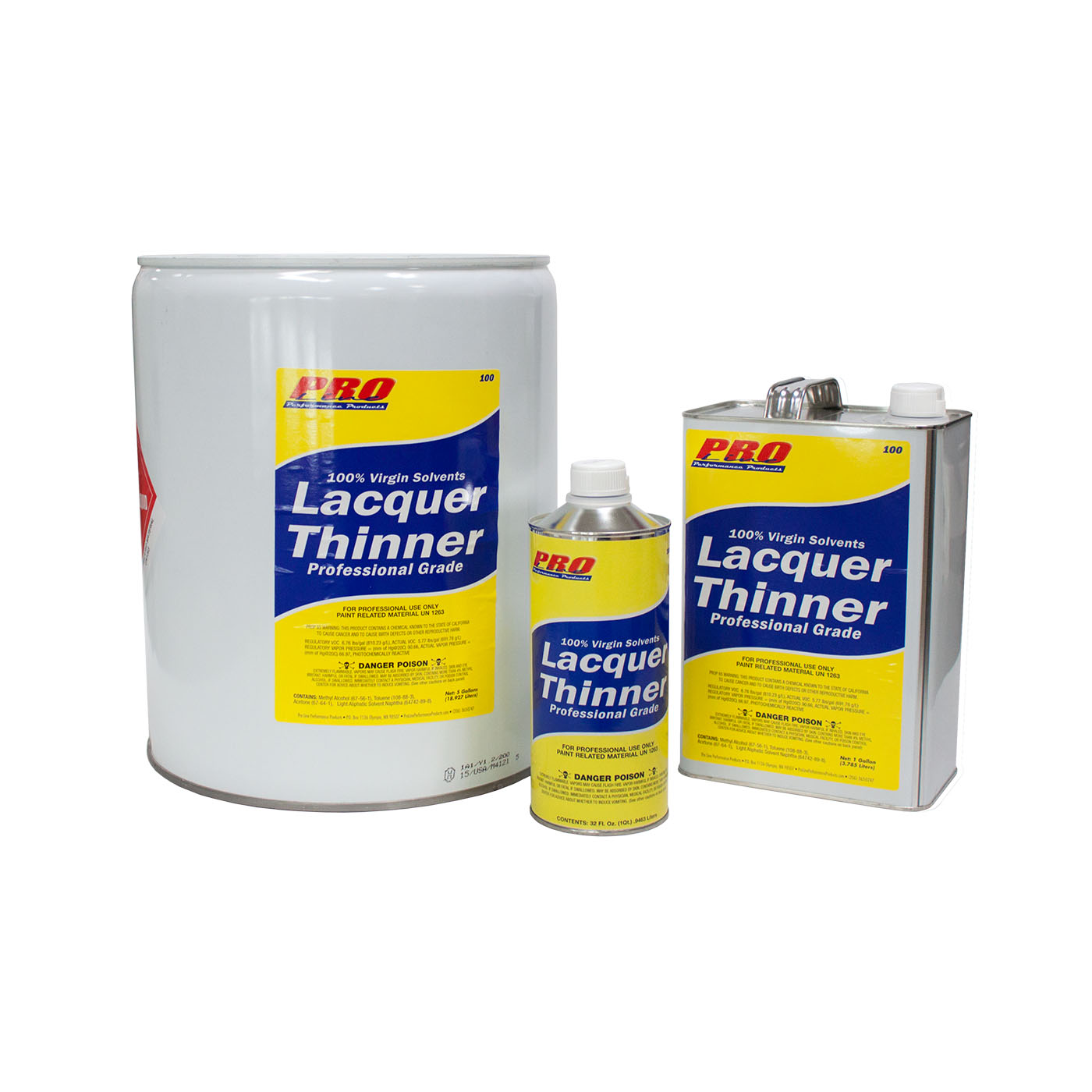 High Teck™ 7900-1 Automotive Lacquer Thinner, 1 gallon Diluyente